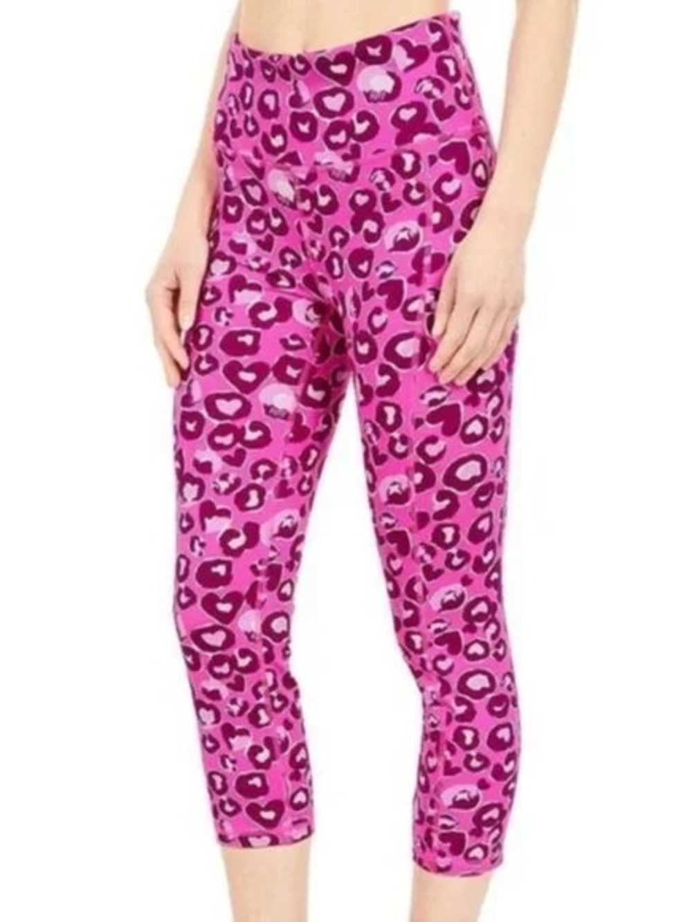 Lilly Pulitzer High-Rise Crop in Mandevilla Pink Dont Be a Cheetah